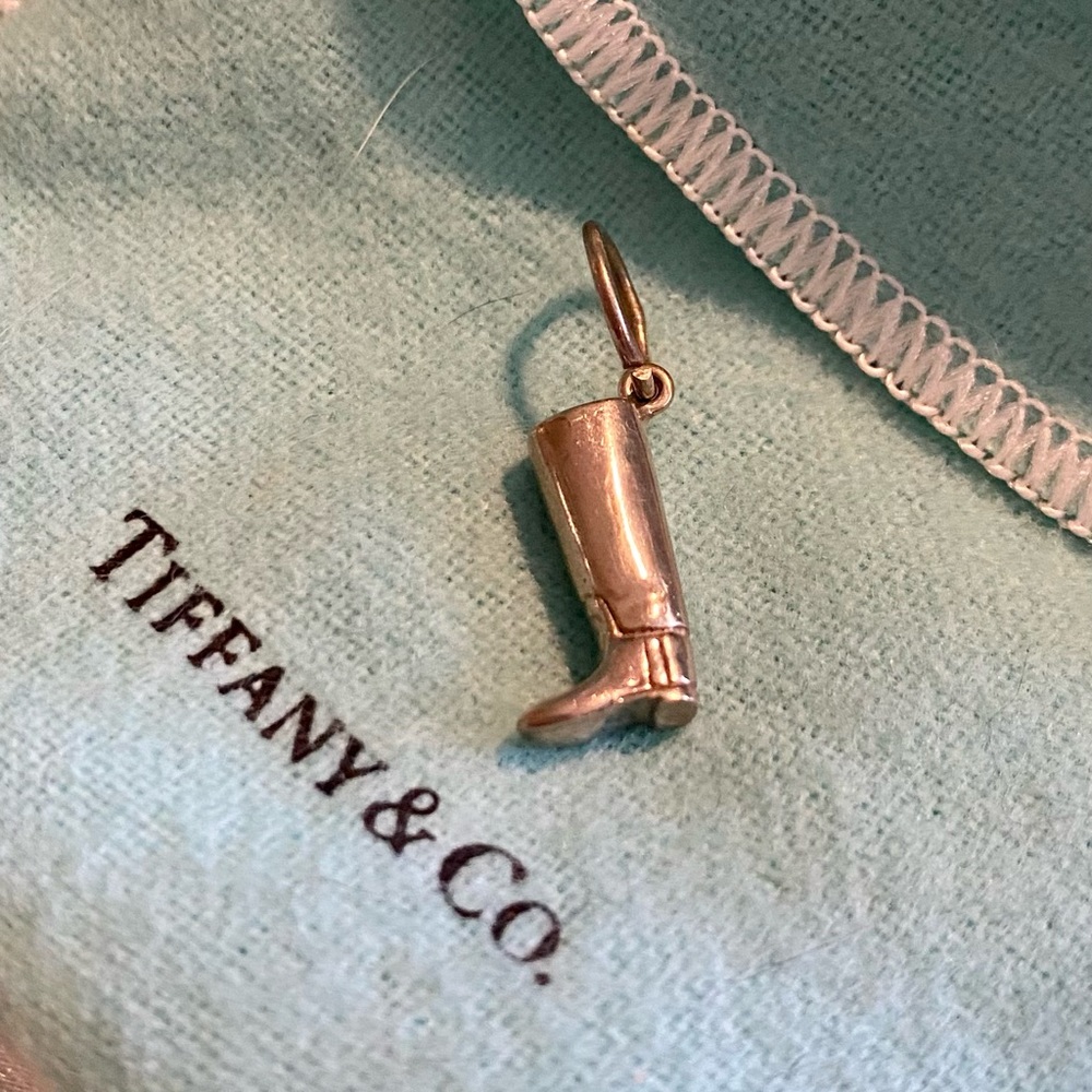 Authentic Tiffany & Co Equestrian Horse Boot Charm collectible